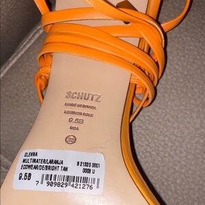 SCHUTZ Women's Bright Orange Heels